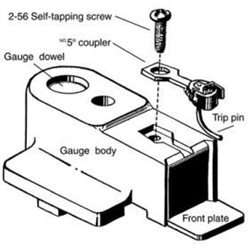 HO Scale Coupler Height and Multi-Purpose Gauge