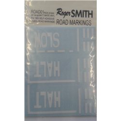 Pre 1965 Road Markings Matt White Self Adhesive Vinyl (ex ROAD01)