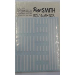 Road Centre Lines All Years Matt White Self Adhesive Vinyl (ex ROAD02)