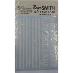 Modern Road Markings Matt White Bus Lanes Self Adhesive Vinyl