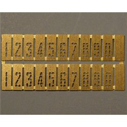 Headcode Number Stencils