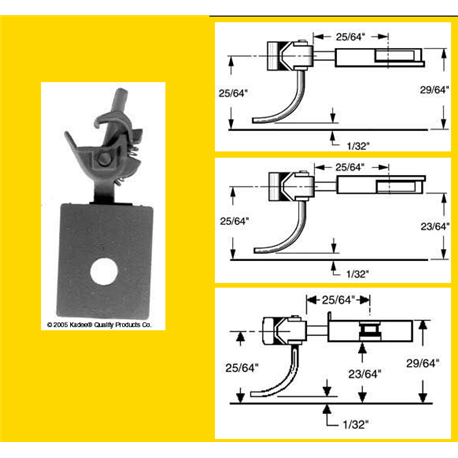 20 Series Coupler Long (25/64'') Centreset Shank