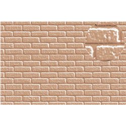 Embossed Plastic Sheet 7mm Grey Brick