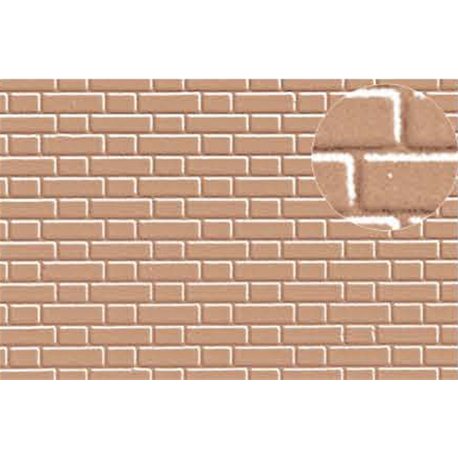 Plastic sheet 7mm Grey Brick Flemish Bond