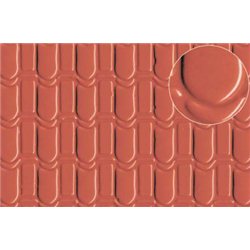 Plastic sheet pantile roof tile 7mm (large)