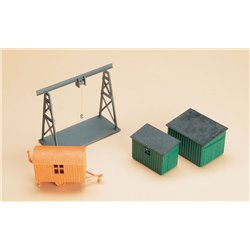 HO Construction site accessories