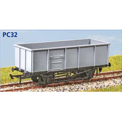 BR 21ton Mineral Wagon 1977 Rebuilt - OO unpainted plastic kit