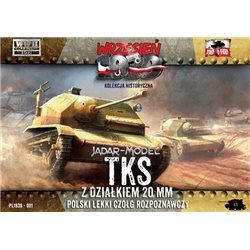 TKS Reconnaissance Tank with 20mm Gun - 1/72 Plastic model kit