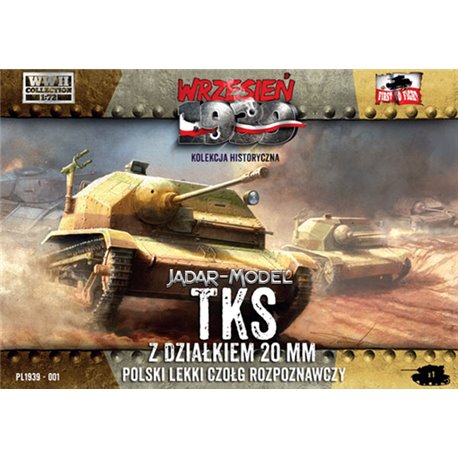 TKS Reconnaissance Tank with 20mm Gun - 1/72 Plastic model kit