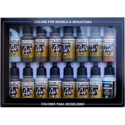 Model Air Set - RLM Complete Set (15 x RLM + Matt Varnish)