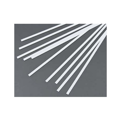 Plastic Strips 0.015in x 0.156in (10) (0.381 mm x 3.9624 mm)