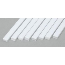 Plastic Strips 0.080in x 0.125in (8) (2.032 mm x 3.175 mm)