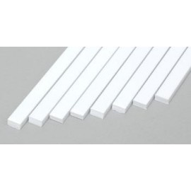 Plastic Strips 0.080in x 0.156in (8) (2.032 mm x 3.9624 mm)