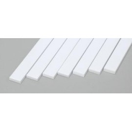 Plastic Strips 0.080in x 0.250in (7) (2.032 mm x 6.35 mm)