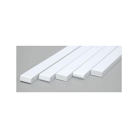 Plastic Strips 0.125in x 0.250in (5) (3.175 mm x 6.35 mm)