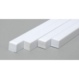 Plastic Strips 0.188in x 0.188in (4) (4.7752 mm x 4.7752 mm)