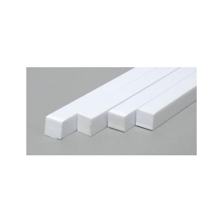 Plastic Strips 0.188in x 0.188in (4) (4.7752 mm x 4.7752 mm)