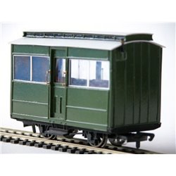 Glyn Valley Tramway 3rd Class, 4 wheel, Clerestory Coach