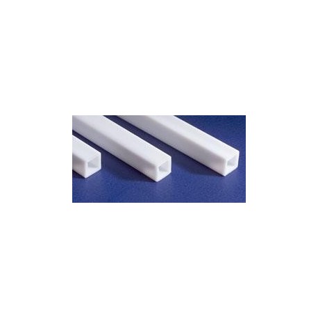 Square Tubing 0.125 in Sq. (3,2 mm) (x10)