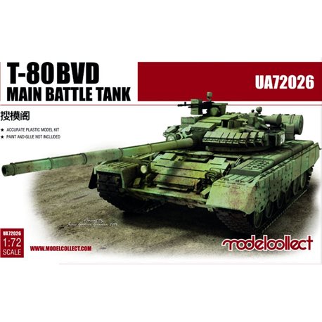 T-80BVD Main Battle Tank - 1/72 scale