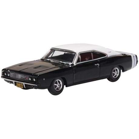 Dodge Charger 1968 Black/White