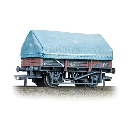 5 Plank China Clay Wagon With Hood BR Bauxite (Weathered)