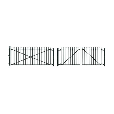 O Gauge GWR Spear Fencing Ramps & Gates (black)