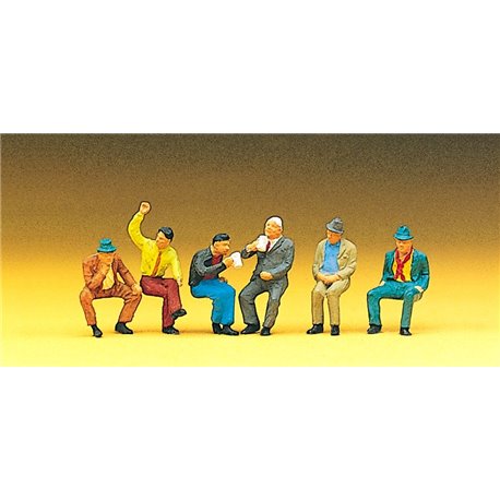 Sitting People (6) Exclusive Figure Set