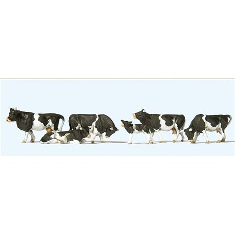 Black/White Cows (6) Exclusive Figure Set