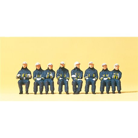 Seated Fire Crew (8) Exclusive Figure Set