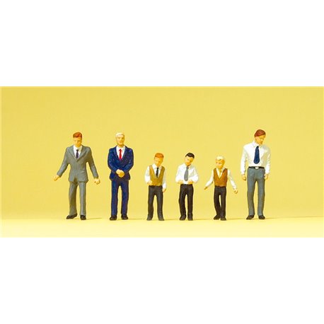 Male Churchgoers (6) Exclusive Figure Set