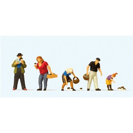 Mushroom Picking (5) Exclusive Figure Set