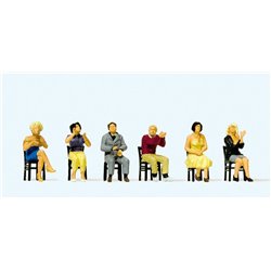 Seated Spectators Applauding (6) Exclusive Figure Set