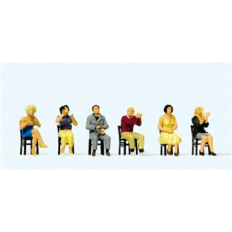 Seated Spectators Applauding (6) Exclusive Figure Set