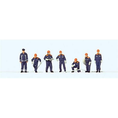 Fire Brigade Cadets (7) Exclusive Figure Set