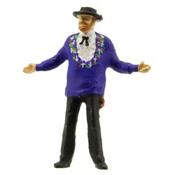 Man in Swiss (Canton) National Costume Figure