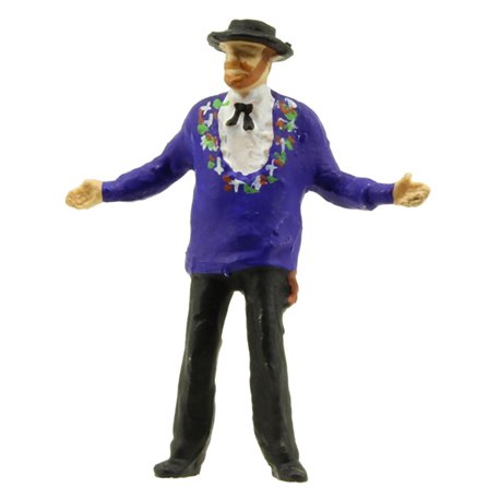 Man in Swiss (Canton) National Costume Figure