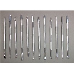 12pc Stainless Steel Carving Set in wallet