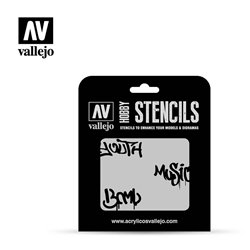 AV Vallejo Stencils - 1:35 Street Art No. 1