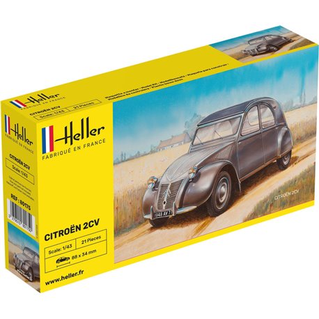 Citroen 2 CV - 1:43 scale model kit