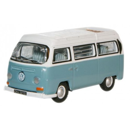 VW Bay Window Camper Blue/White/Chrome