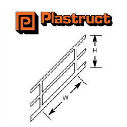 HO (1:100) Styrene Stair Rail