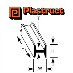 7.9 x 7.9 x 375mm H SECTION