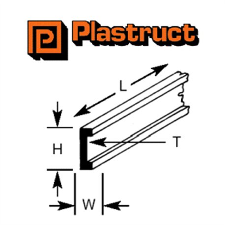 1.6 x 0.9 x 50mm CHANNEL