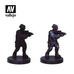 AV Vallejo Cyberpunk - Lawmen Sgt Suou (x8) & Figure