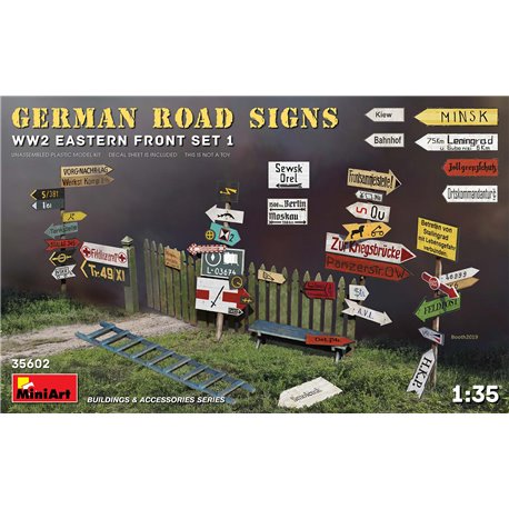 Miniart 1:35 - German Road Signs WWII (Eastern Front 1)