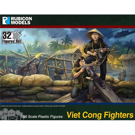 Viet Cong Fighters & Command (32 fig)