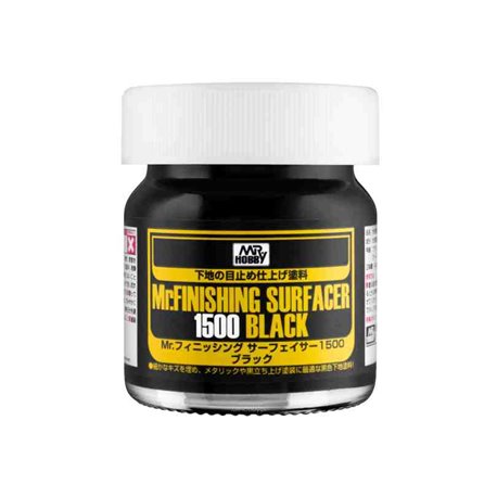 Mr Finishing Surfacer 1500 Black - 40ml