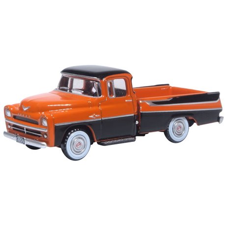 Dodge D100 Pick Up 1957 Omaha Orange and Jewel Black