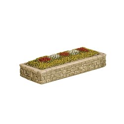 Rectangular 'Prize' Flower Bed (Stone Walls)